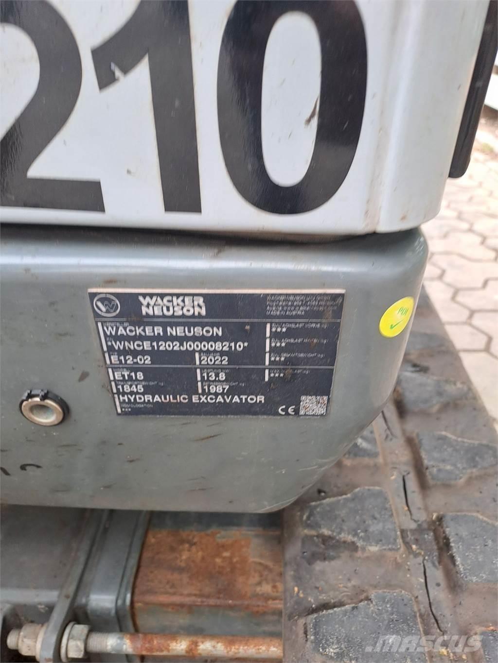 Wacker Neuson ET18 Гусеничні екскаватори