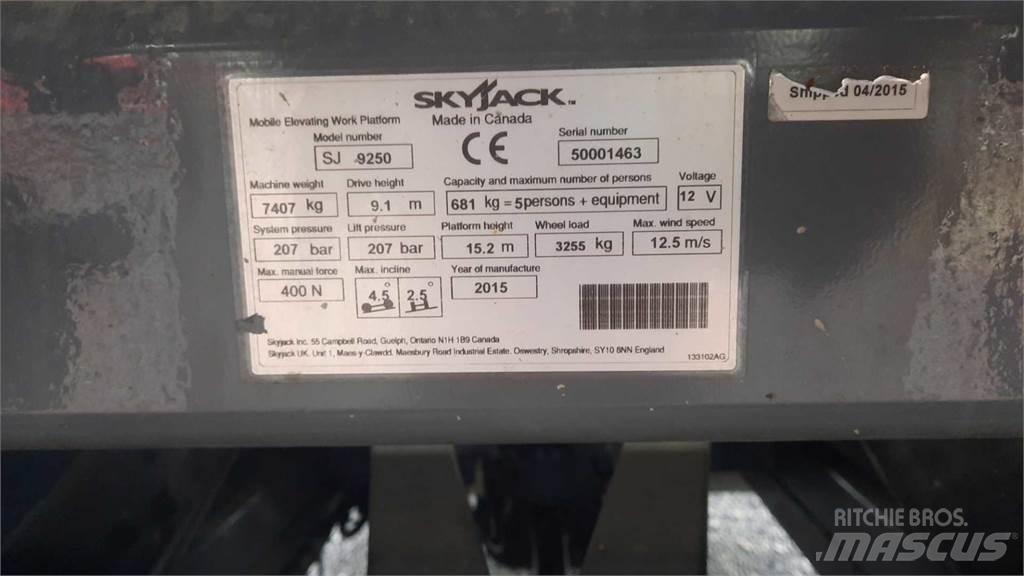 SkyJack 9250RT Підйомники-ножиці