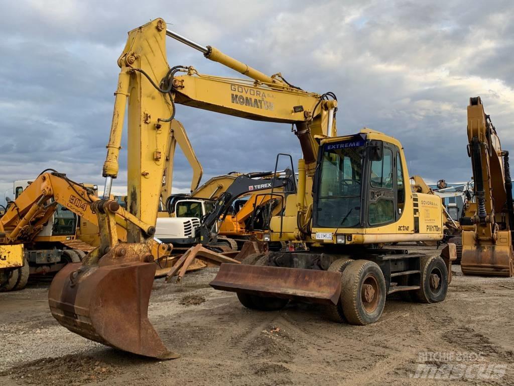 Komatsu PW 170 ES Колісні екскаватори