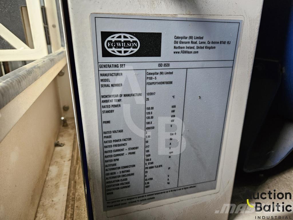FG Wilson P150-5 Дизельні генератори
