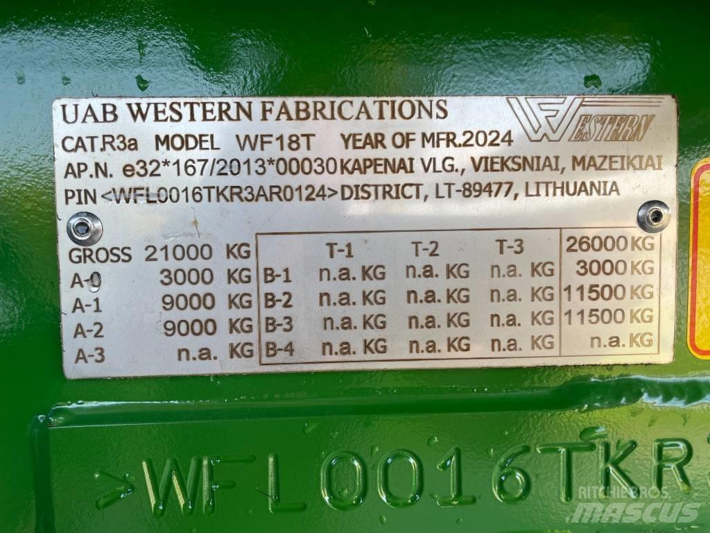 Western WF18T Самосвальні причепи