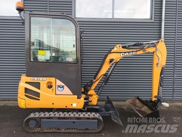 CASE cx18b Міні-екскаватори < 7т