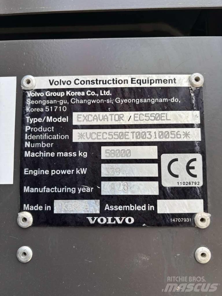 Volvo EC550EL Гусеничні екскаватори