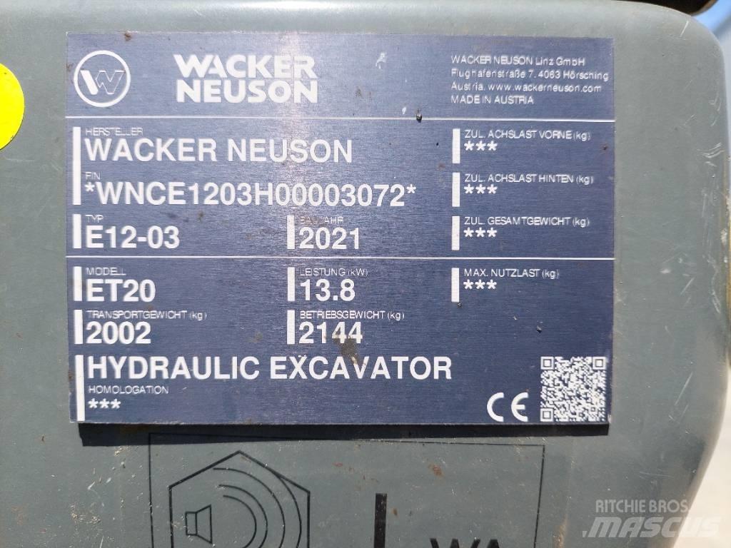 Wacker Neuson ET20 Гусеничні екскаватори