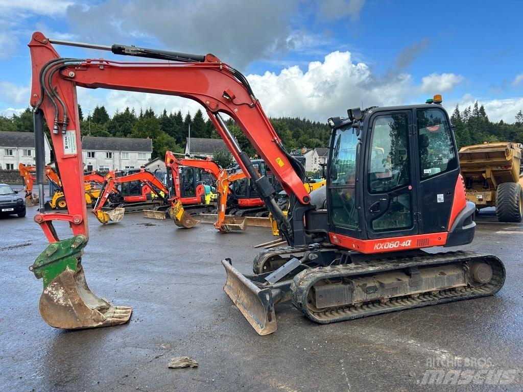 Kubota KX080-4 Середні екскаватори 7т. - 12т.