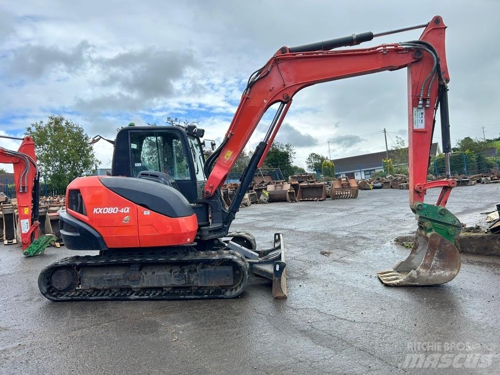Kubota KX080-4 Середні екскаватори 7т. - 12т.