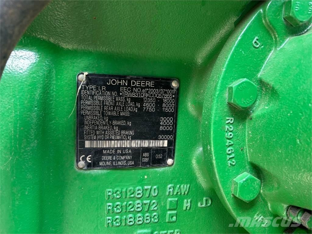 John Deere 8310R Трактори