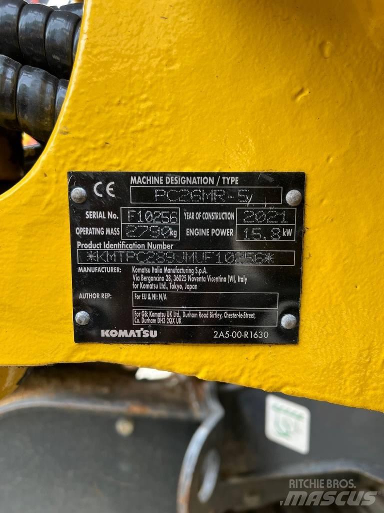 Komatsu PC26MR-5 Міні-екскаватори < 7т