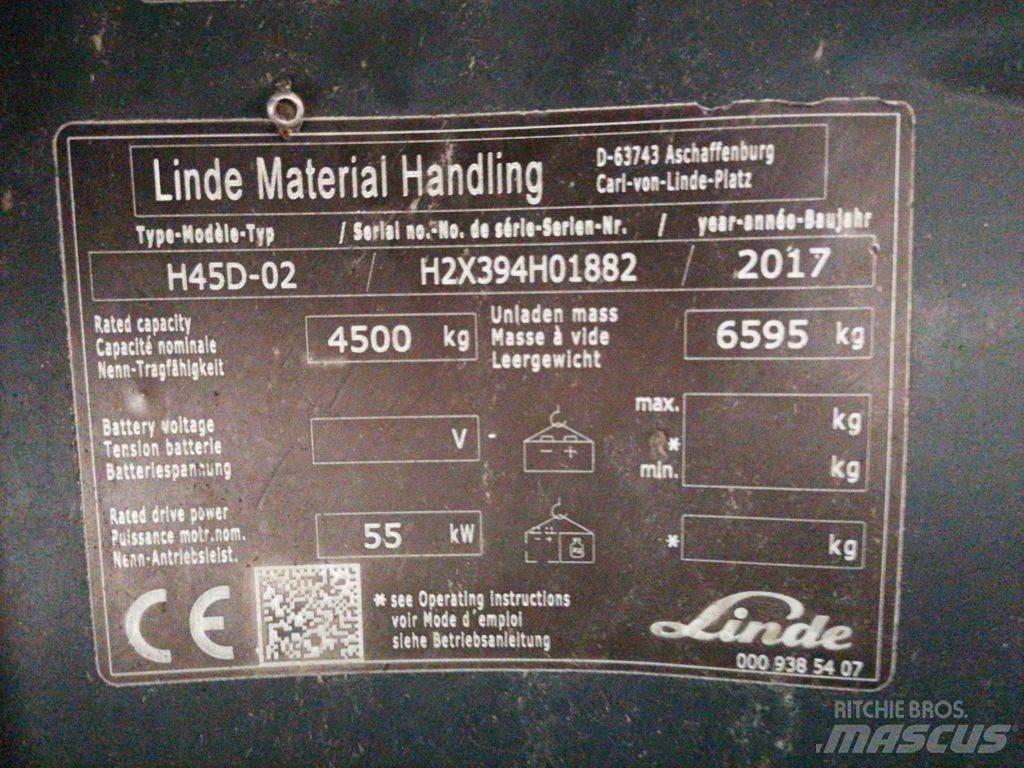 Linde H45D-02 Дизельні навантажувачі