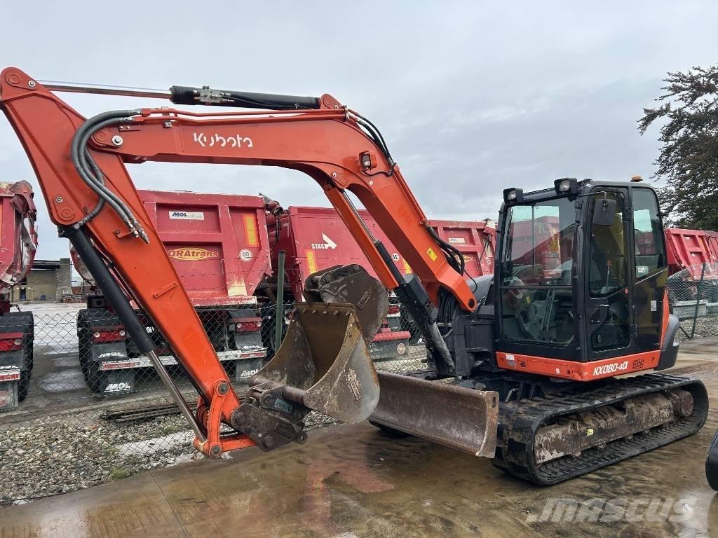 Kubota KX 080-4 Середні екскаватори 7т. - 12т.