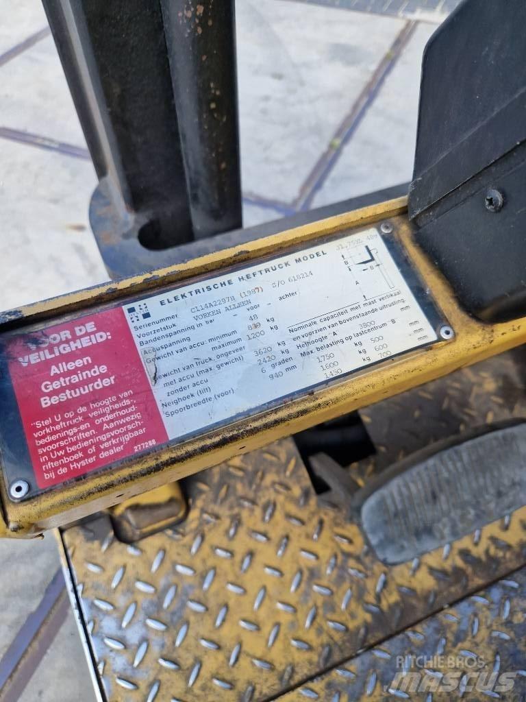 Hyster J 1.75xl Електронавантажувачі