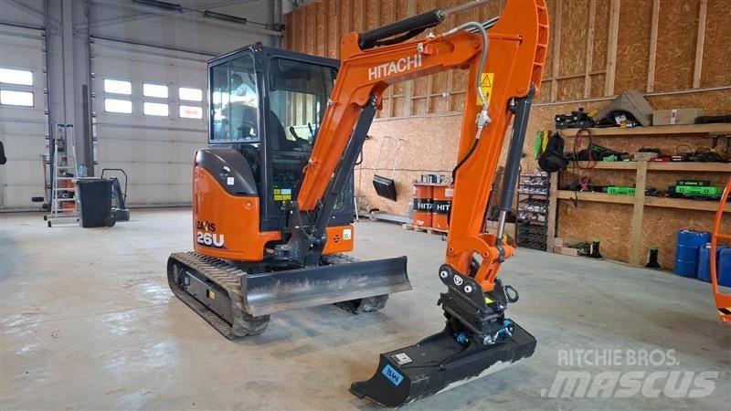 Hitachi ZX 26 U-6 Міні-екскаватори < 7т