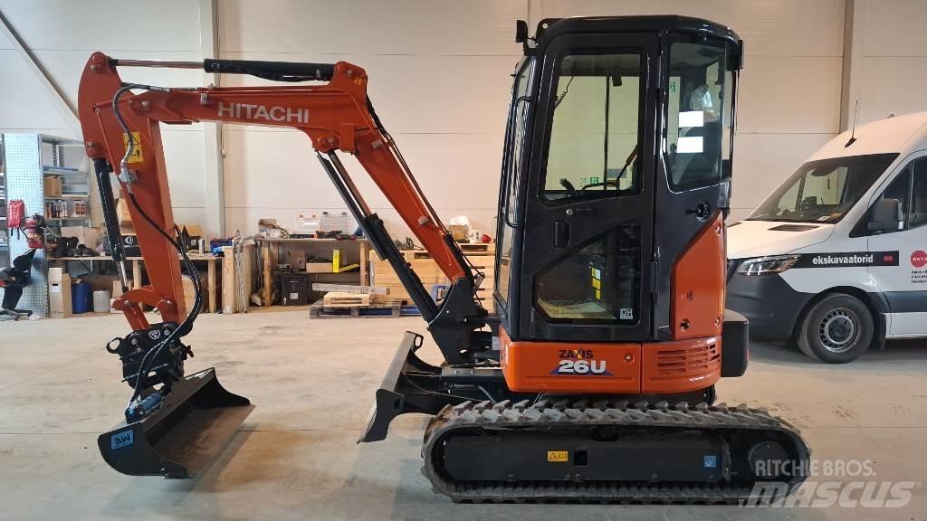 Hitachi ZX 26 U-6 Міні-екскаватори < 7т