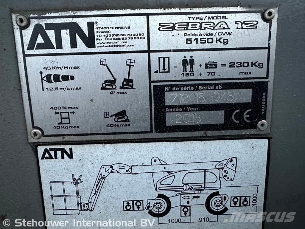 ATN Zebra 12 Колінчаті підйомники