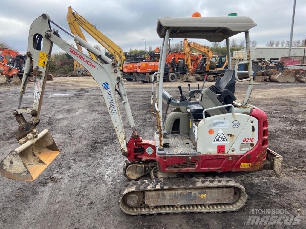 Takeuchi TB 216 Міні-екскаватори < 7т