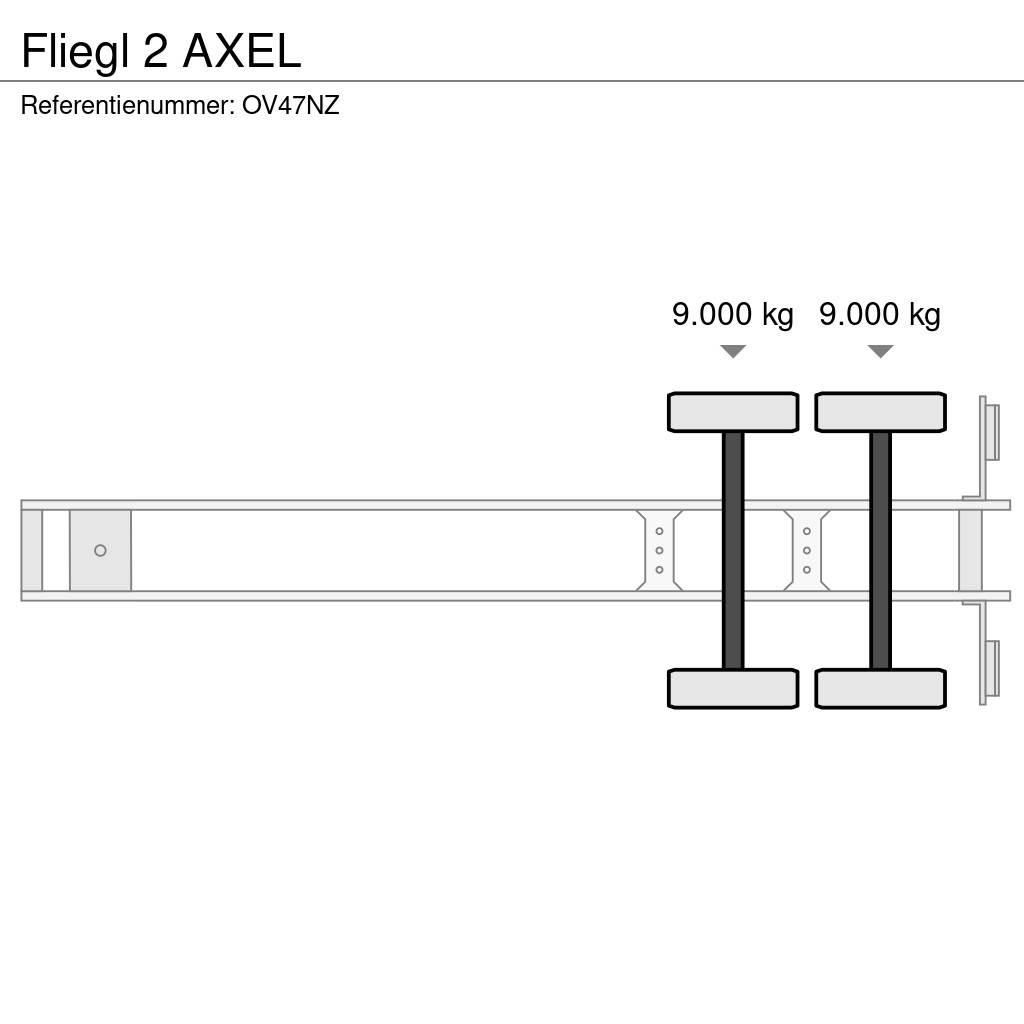 Fliegl 2 AXEL Низькорамні напівпричепи