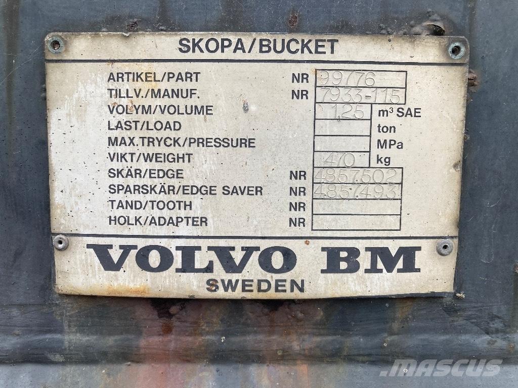 Volvo BM Skovl Фронтальні навантажувачі