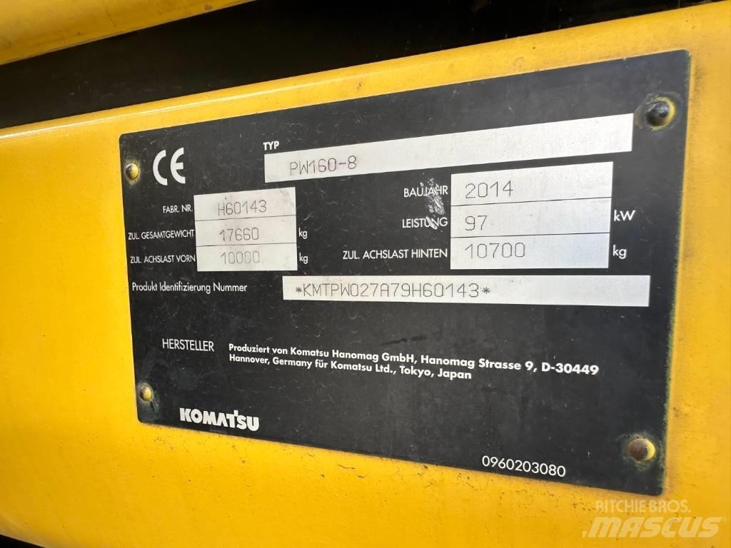 Komatsu PW 160-8 Колісні екскаватори