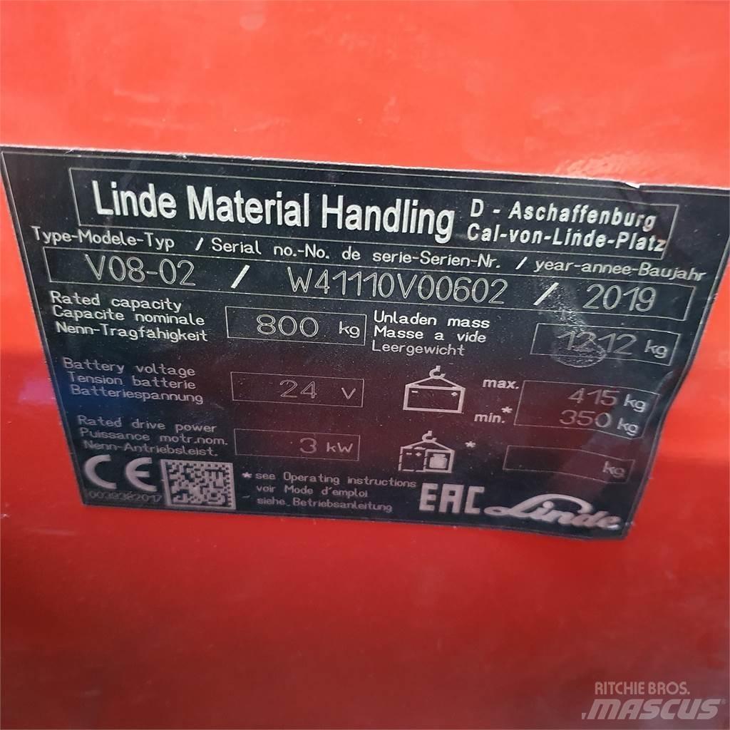 Linde V08-02 Підбірник заказів із середніх ярусів