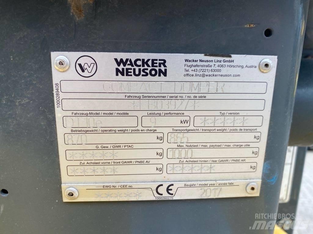 Wacker Neuson DT10e Гусеничні самоскиди