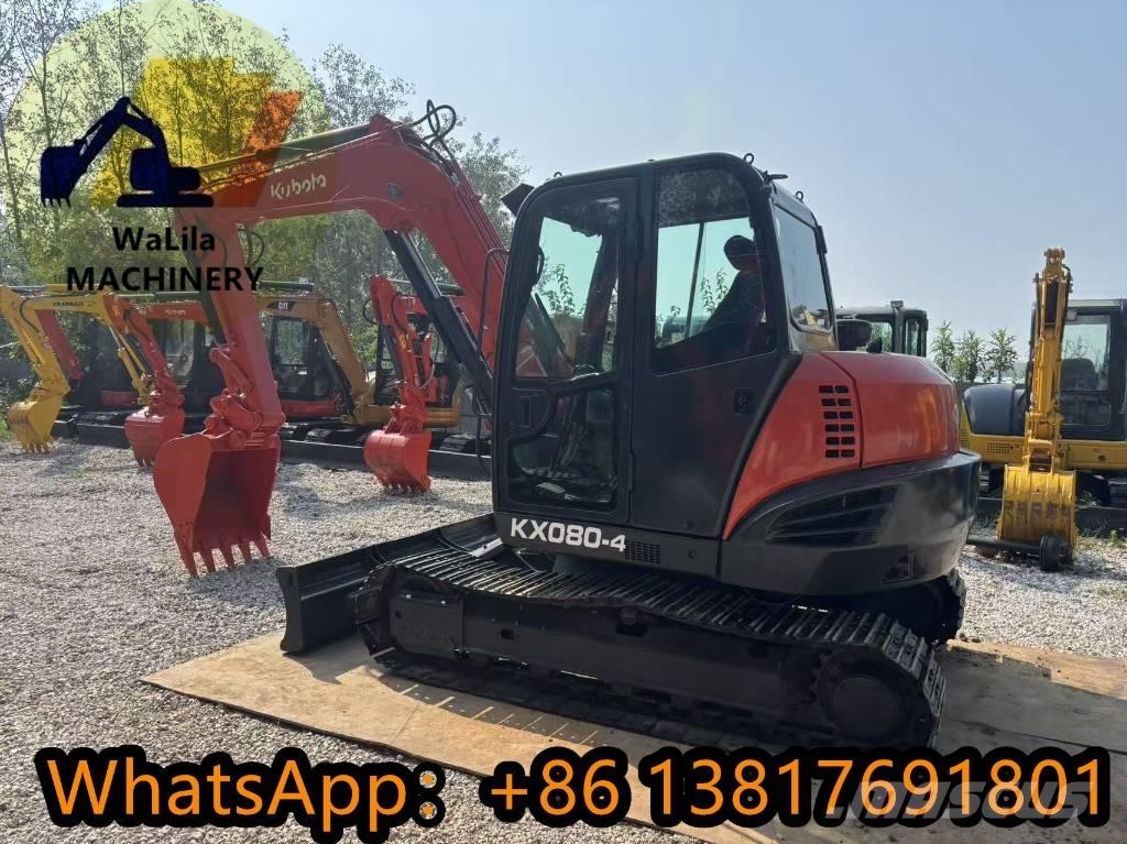 Kubota KX 080-4 Міні-екскаватори < 7т