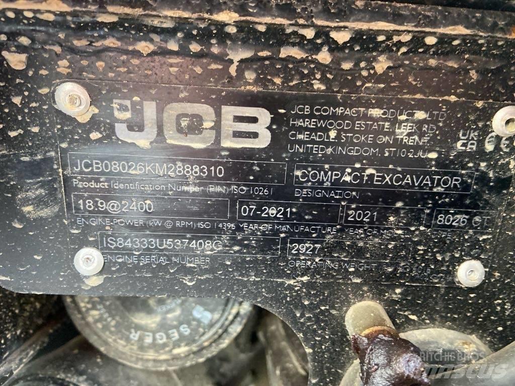JCB 8026CTS Гусеничні екскаватори