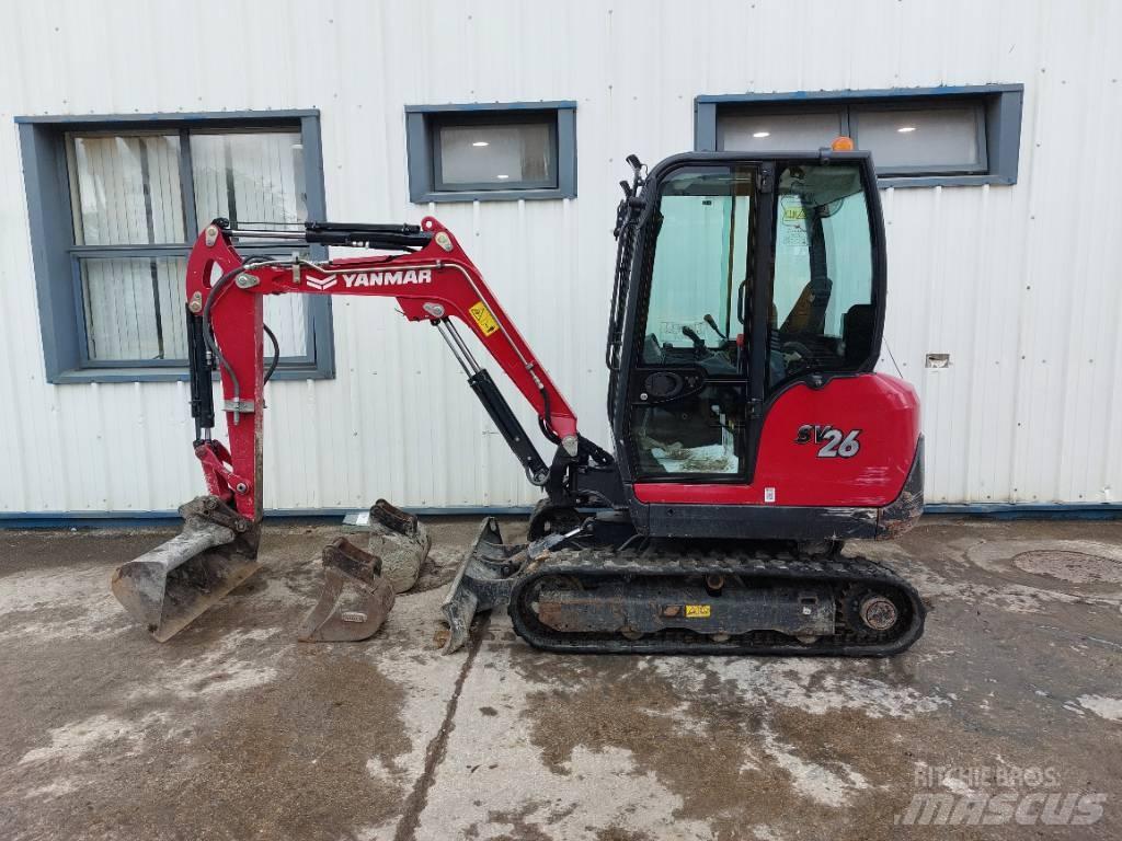 Yanmar SV26 Міні-екскаватори < 7т