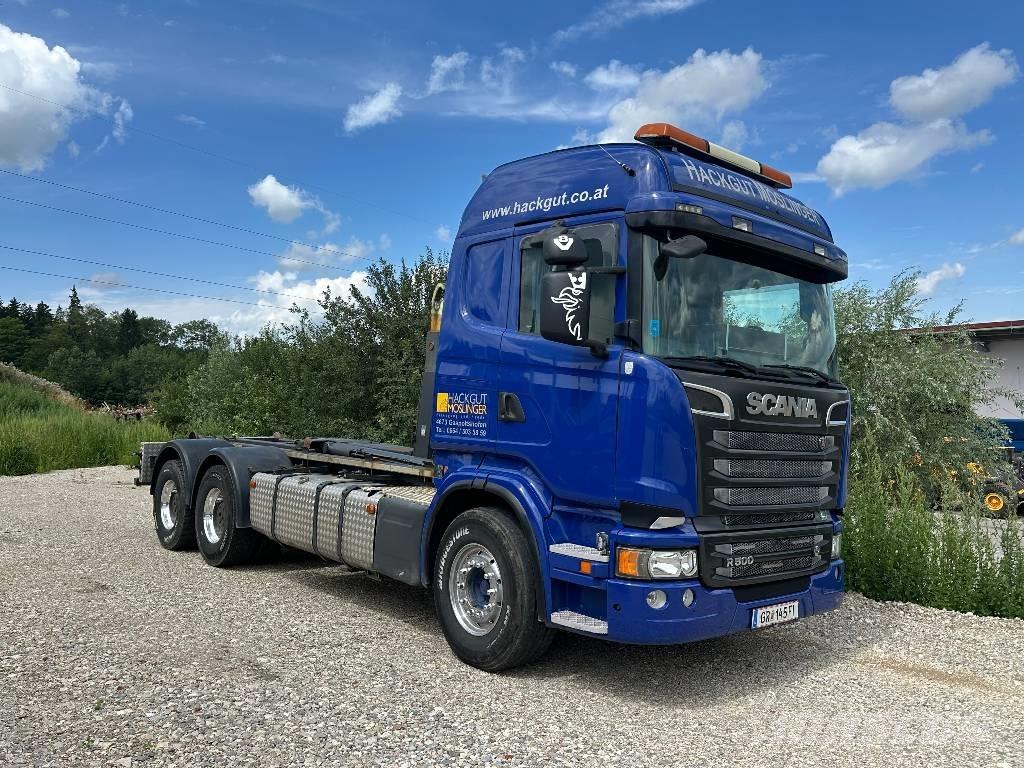 Scania R500 Вантажівки з гаковим підйомом