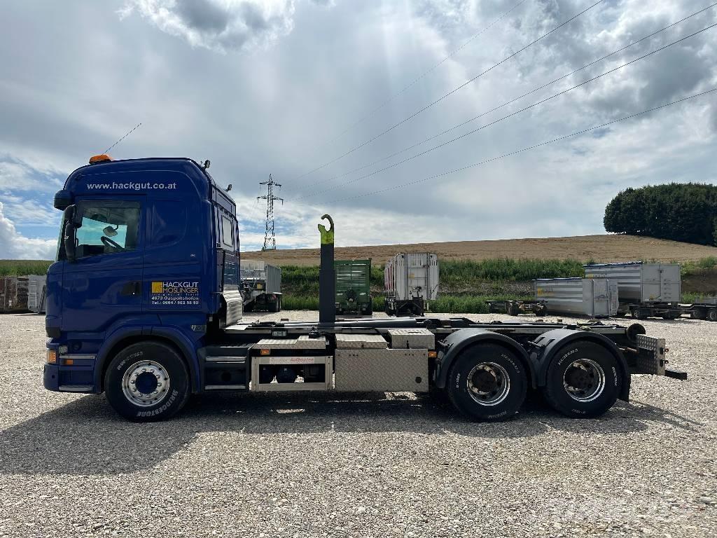 Scania R500 Вантажівки з гаковим підйомом