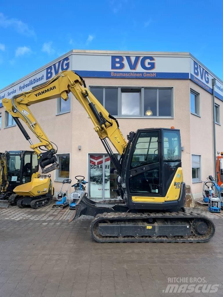 Yanmar B7 Середні екскаватори 7т. - 12т.