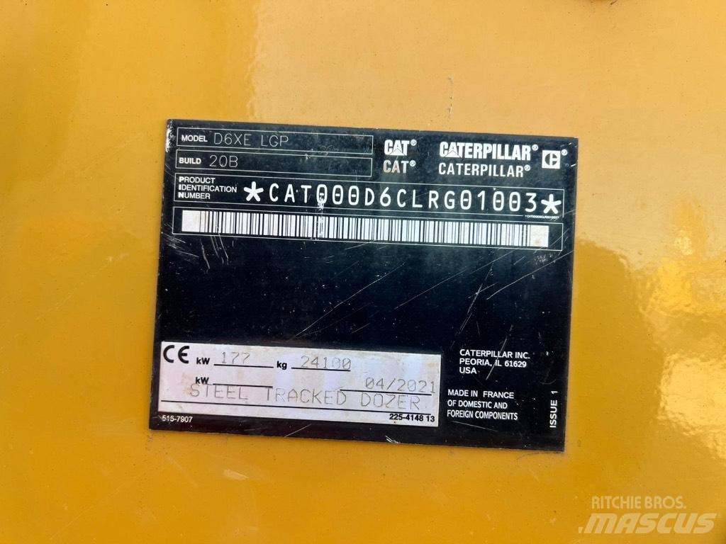 CAT D6XE Гусеничні бульдозери