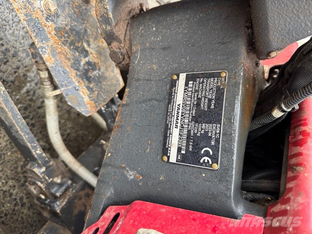 Yanmar SV08 (1F239) Міні-екскаватори < 7т