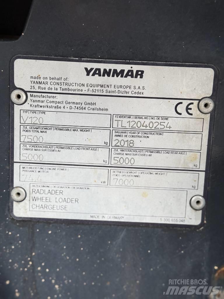 Yanmar V 120 Фронтальні навантажувачі