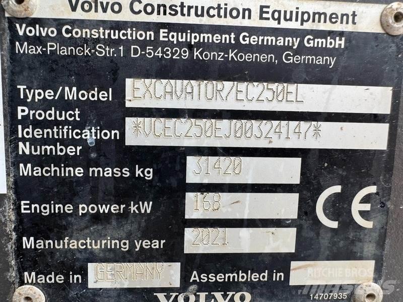 Volvo EC 250 EL Гусеничні екскаватори