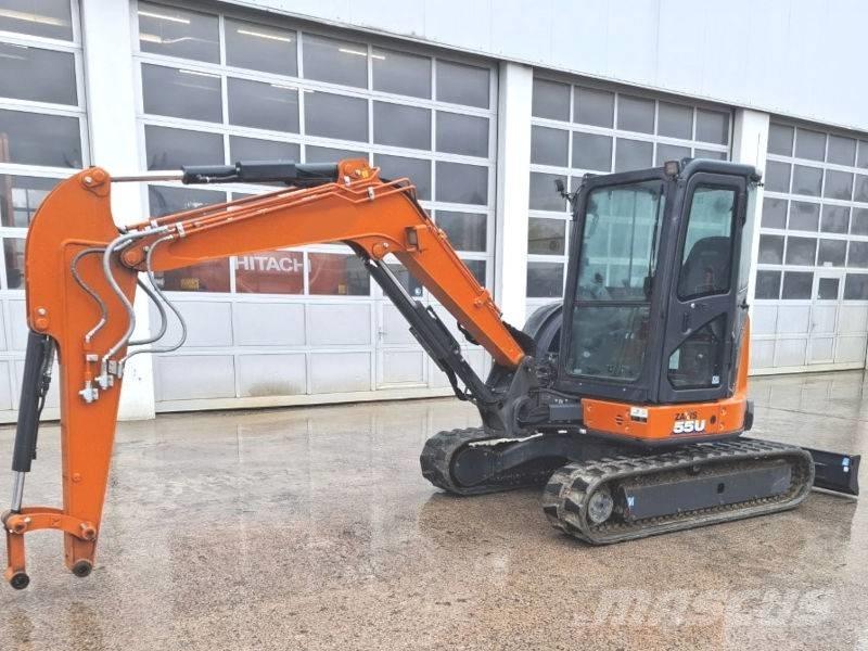 Hitachi ZX 55 U-6 Міні-екскаватори < 7т