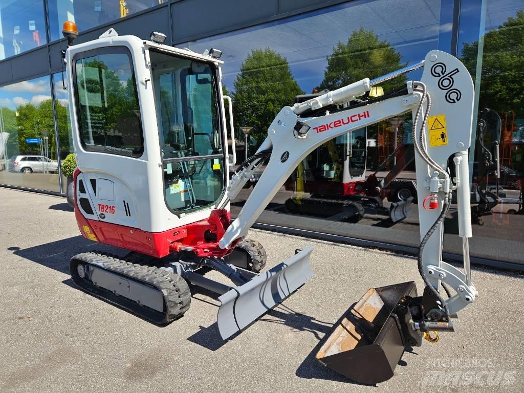 Takeuchi tb216 Міні-екскаватори < 7т