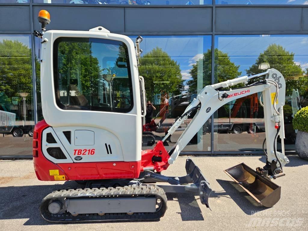 Takeuchi tb216 Міні-екскаватори < 7т
