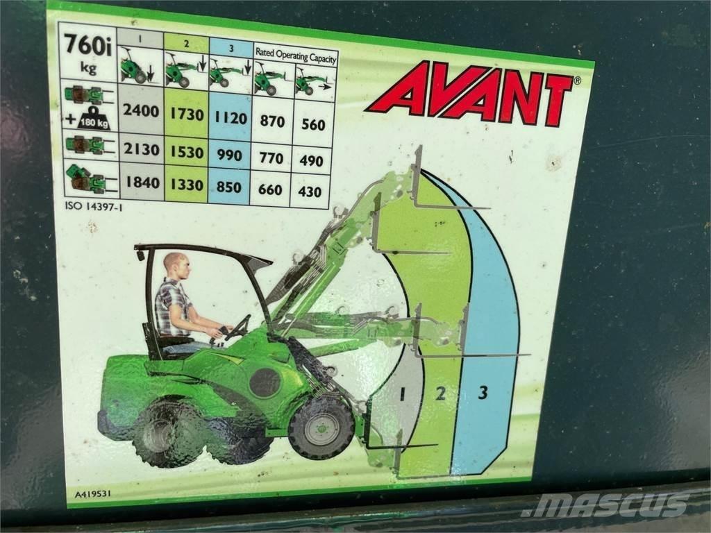Avant 760i Малі навантажувачі