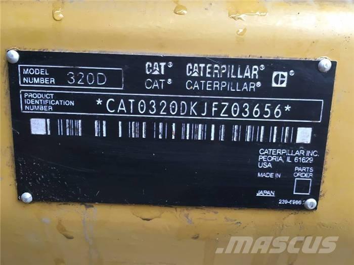 CAT 320 D Гусеничні екскаватори
