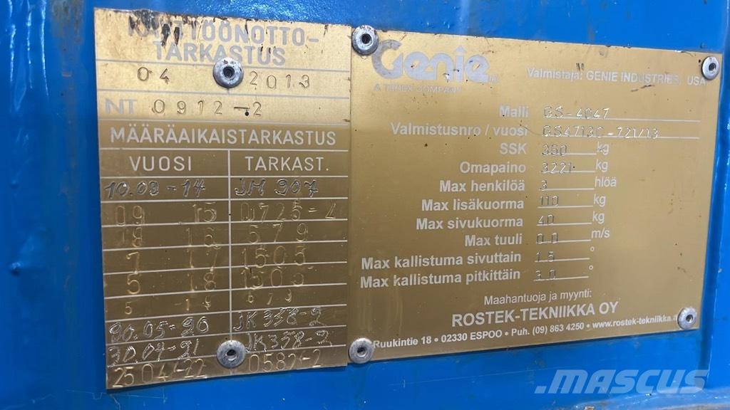 Genie GS 4047 Підйомники-ножиці