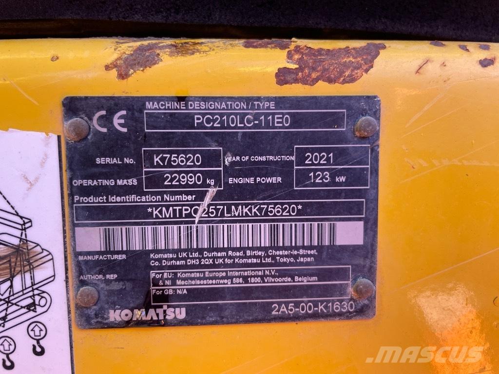 Komatsu PC 210 LC-11 Гусеничні екскаватори