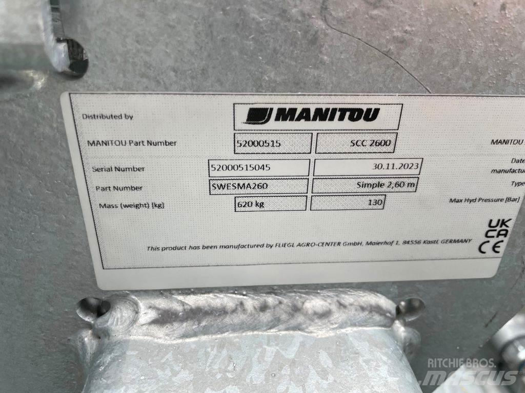 Manitou SCC 2600 Телескопічні навантажувачі