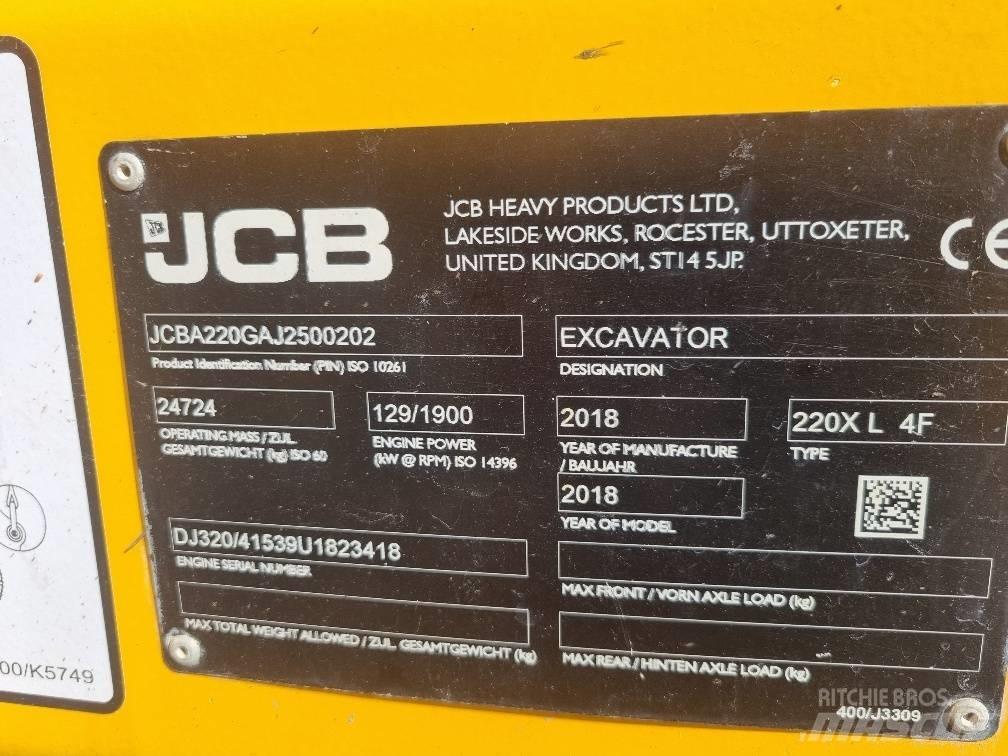 JCB 220 XL 4F Гусеничні екскаватори