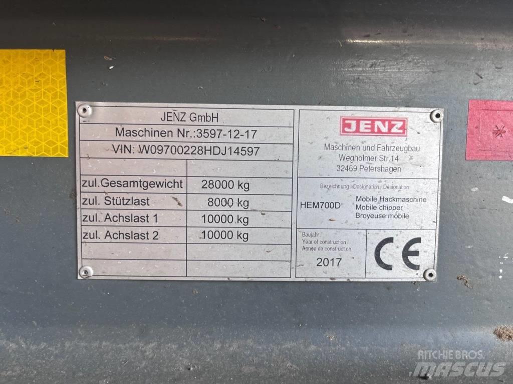 JENZ HEM 700 D Подрібнювачі деревини