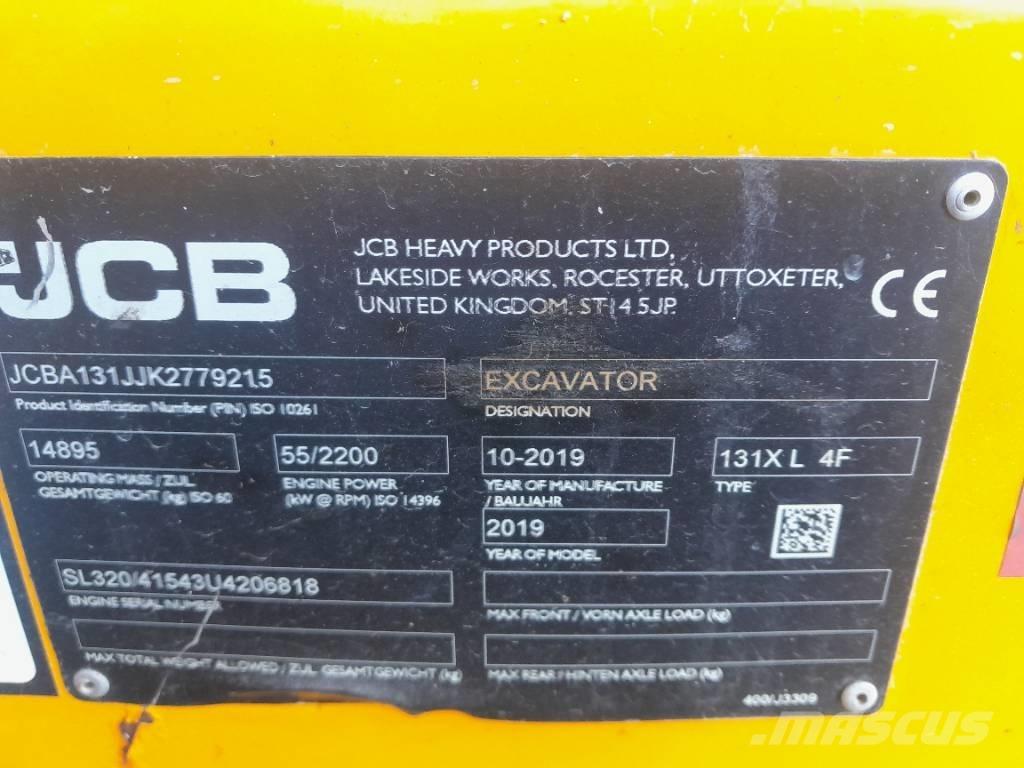JCB 131 X Гусеничні екскаватори