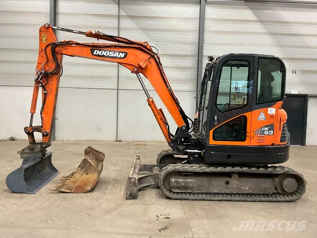 Doosan DX 63-3 Міні-екскаватори < 7т