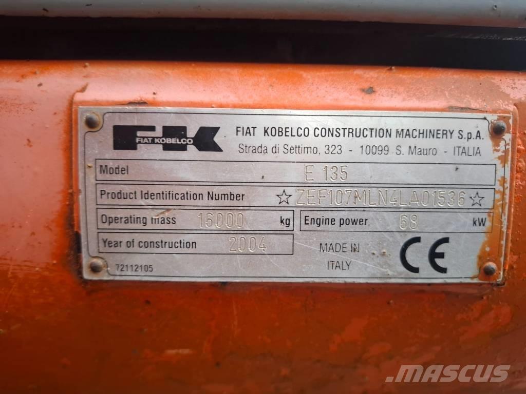 Fiat-Kobelco E 135 Гусеничні екскаватори