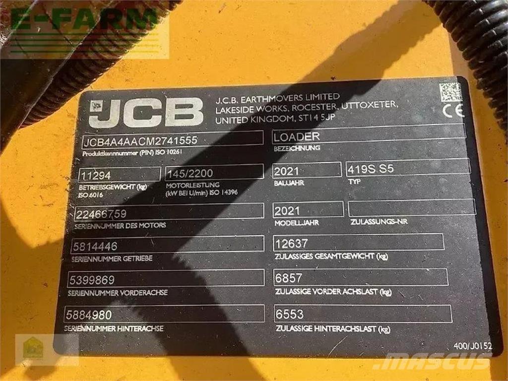 JCB 419s s5 Міні-екскаватори < 7т