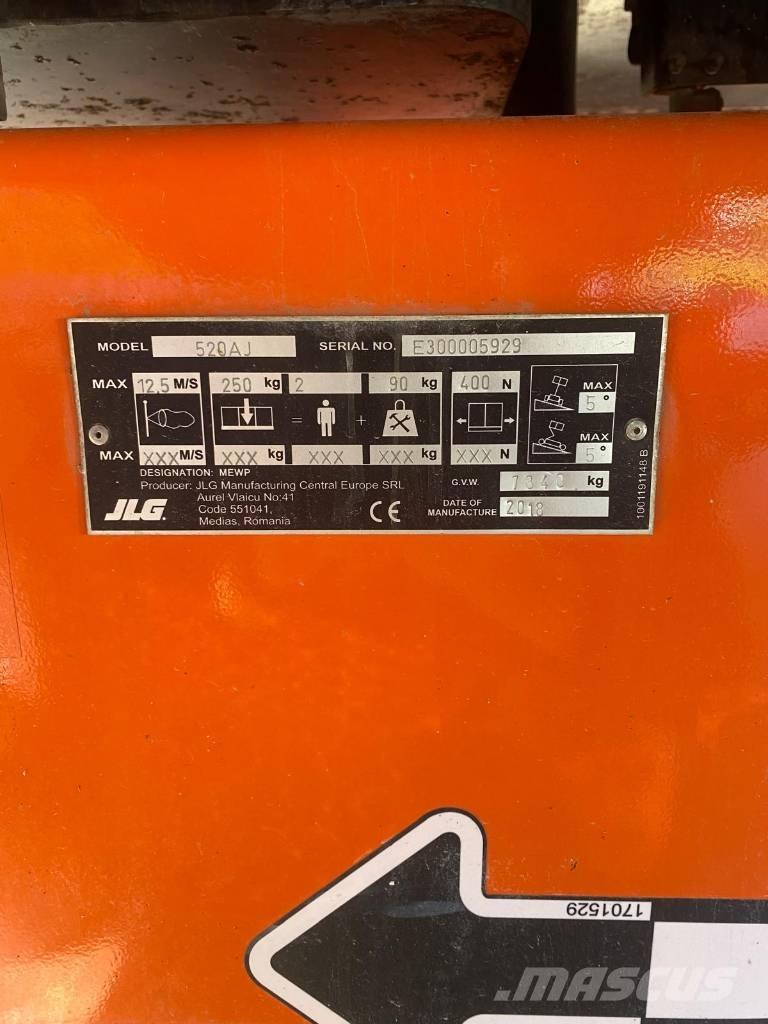 JLG 520 AJ Колінчаті підйомники