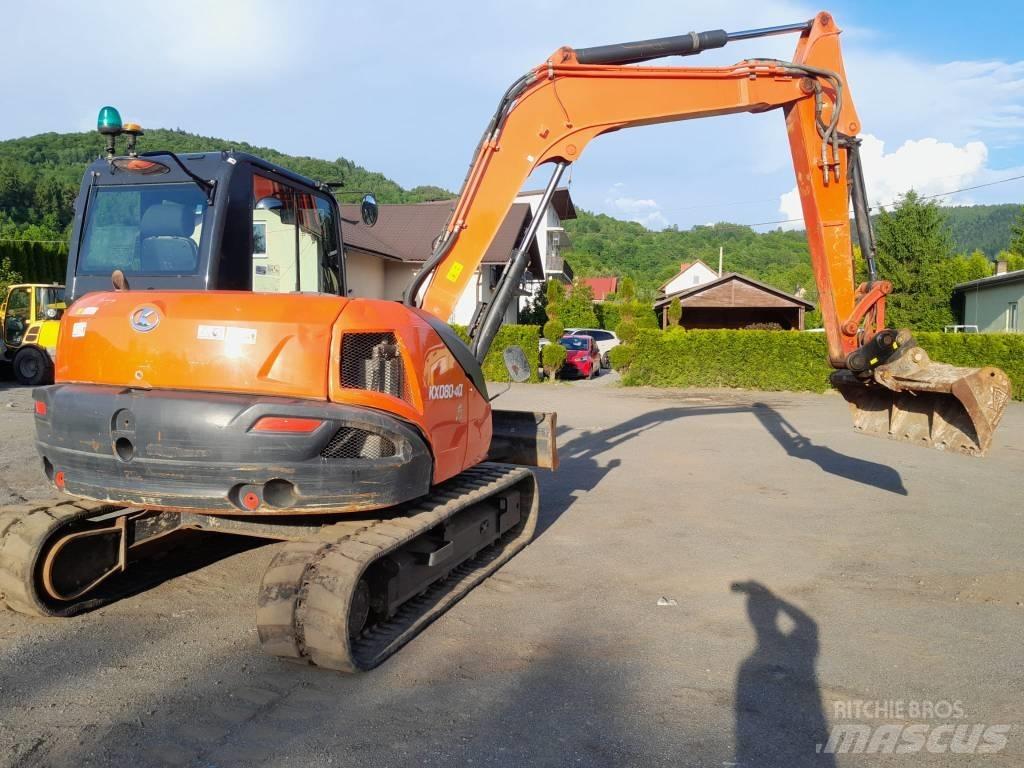 Kubota KX 080-4 Середні екскаватори 7т. - 12т.